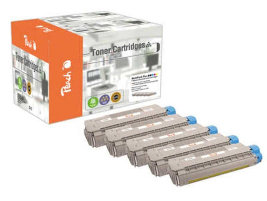 Peach Kits de toner OKI 4332 Series 2x noir, 1x cyan, magenta, jaune