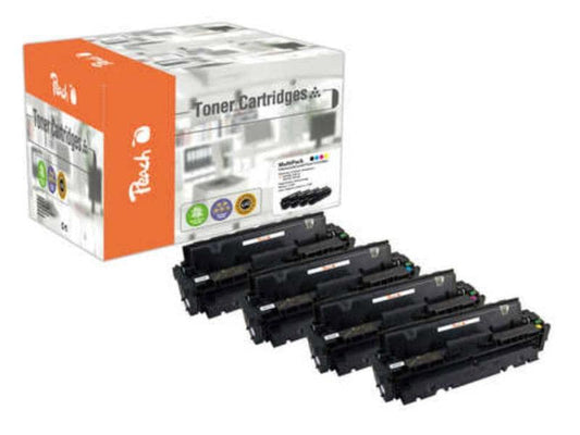 Peach Kits de toner HP Nr. 201X (CF400-3X) noir/Cyan/Magenta/Yellow