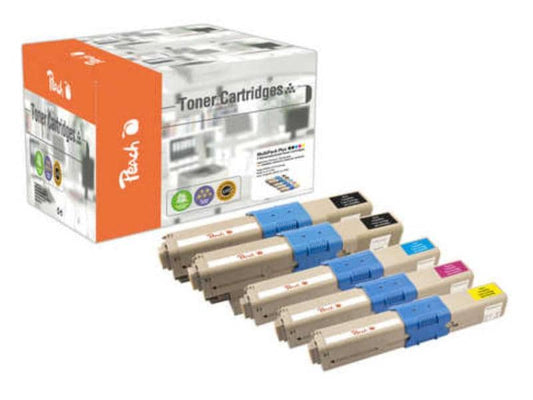 Peach Kits de toner OKI 44469704-6 / 44469803 2x BK, 1x C, M, Y