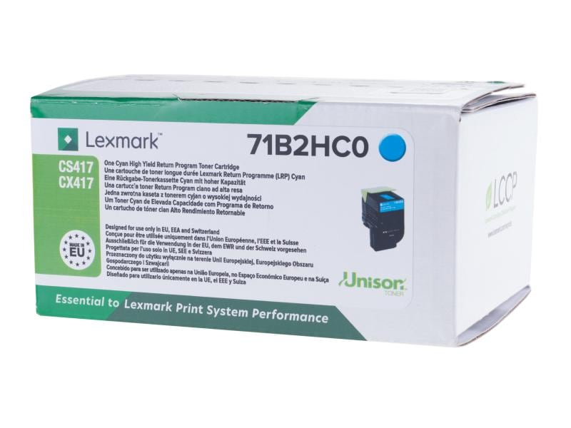 Lexmark Toner 71B2HC0 Cyan