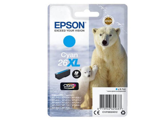 Epson Encre T26324012 Cyan