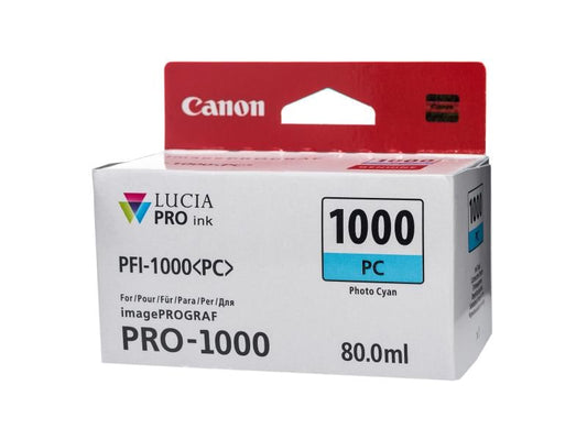 Canon Encre PFI-1000PC / 0550C001 Cyan