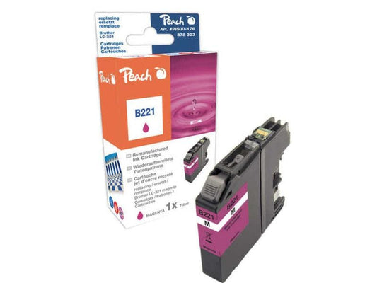 Peach Encre Brother LC-221M Magenta