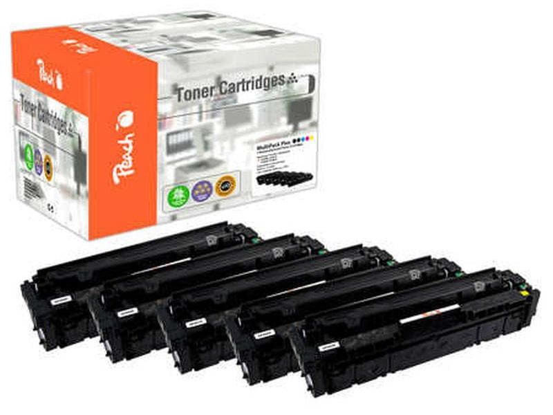 Peach Kits de toner HP Nr. 201X 2x noir, 1x cyan, magenta, jaune
