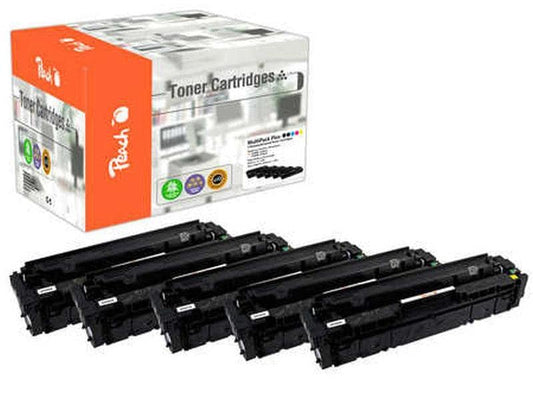 Peach Kits de toner HP Nr. 201A 2x noir, 1x cyan, magenta, jaune