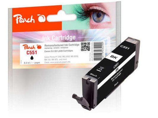 Peach Encre Canon CLI-551PBK Photo Black