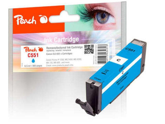 Peach Encre Canon CLI-551C Cyan