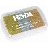Heyda Tampon encreur 9x6 cm métallique
