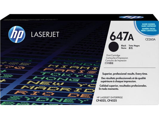 HP Toner Nr. 647A (CE260A) noir