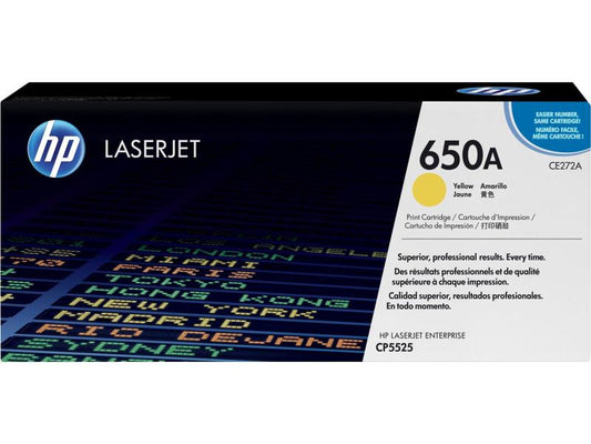 HP Toner Nr. 650A (CE272A) Yellow