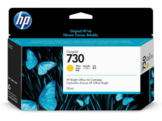 HP Encre Nr. 730 (P2V64A) Yellow