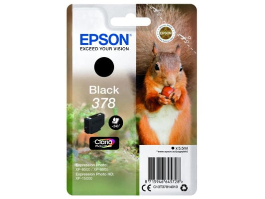 Epson Encre 378 / C13T37814010 noir