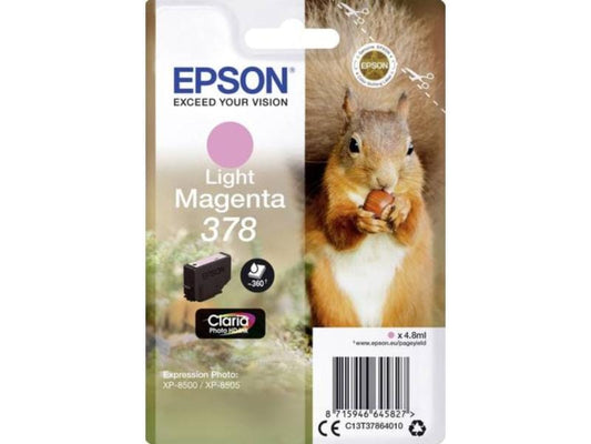 Epson Encre 378 / C13T37864010 Light Magenta