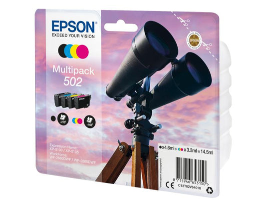 Epson Kits d'encre C13T02V64010 noir/Magenta/Yellow/Cyan