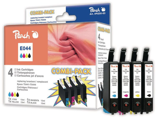 Peach Kits d'encre Epson T0481-T0486 C/M/Y/BK/CL/ML