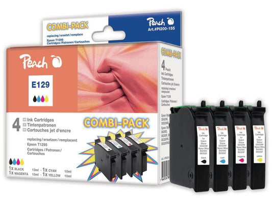 Peach Kits d'encre Epson T1294 C/M/Y/BK