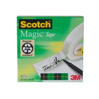 Scotch Ruban adhésif Magic 25 mm x 66 m, Transparent, 1 rouleau