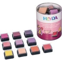 Heyda Tampon encreur Set Sunrise Multicolore, 10 pièces