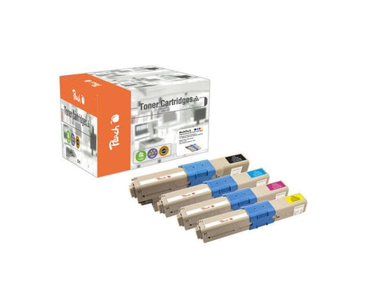 Peach Kits de toner OKI 44973533-6 BK, C, M, Y