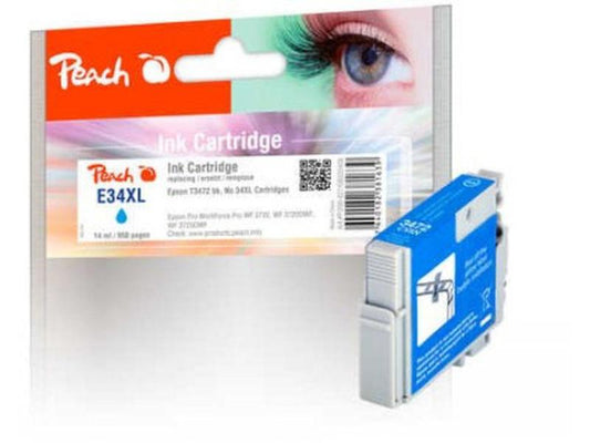 Peach Encre Epson No. 34XL (T3472) Cyan