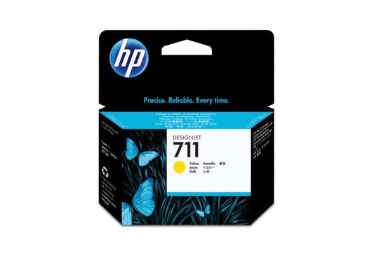 HP Encre Nr. 711 (CZ132A) Yellow