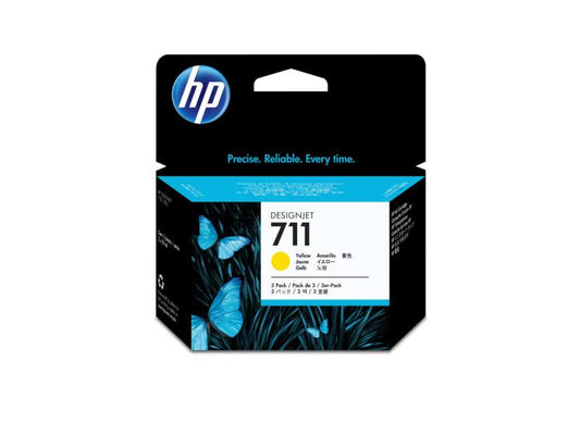 HP Encre Nr. 711 (CZ136A) Yellow