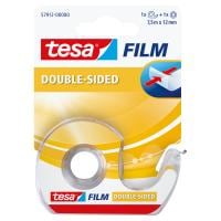 tesa Dérouleur manuel Film double face 12 mm x 7.5 m
