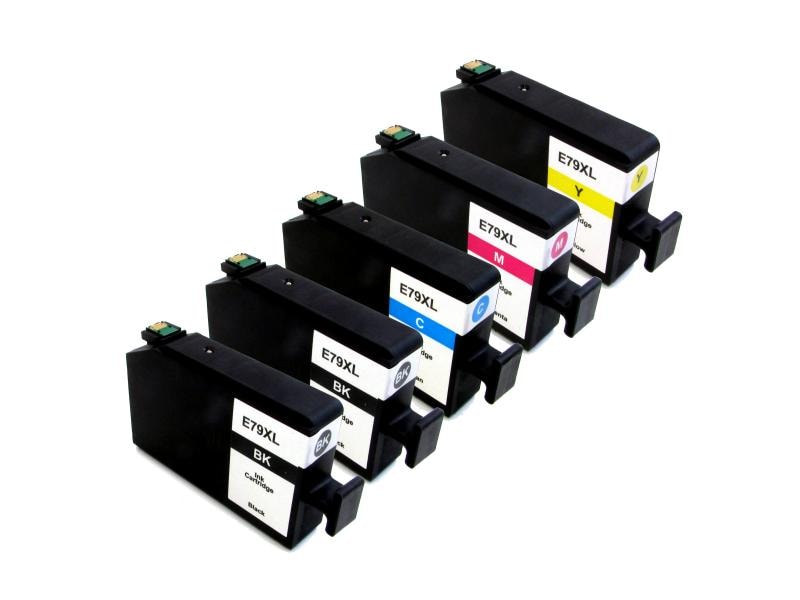 Peach Kits d'encre Epson 79XL / T7905 C, M, Y, 2x BK