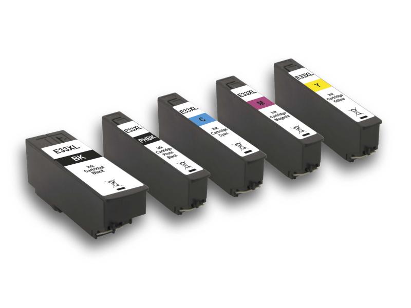 Peach Kits d'encre Epson T3357 C, M, Y, 2x BK