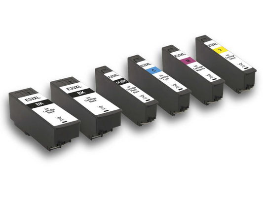 Peach Kits d'encre Epson T3357 C, M, Y, 3x BK