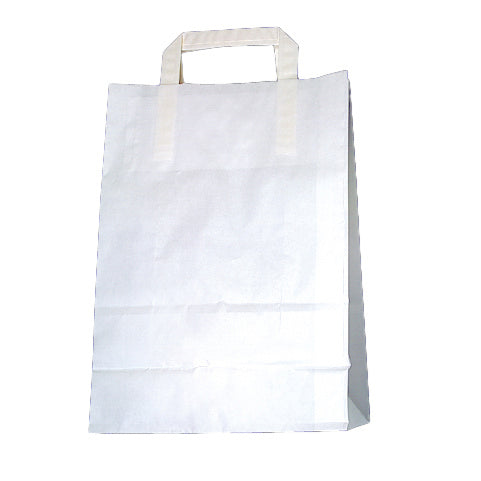 Cabas blanc - 31 × 22 + 11 cm