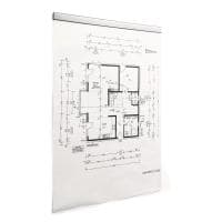 DURABLE Pince à papier Durafix Rail 297 mm Argenté
