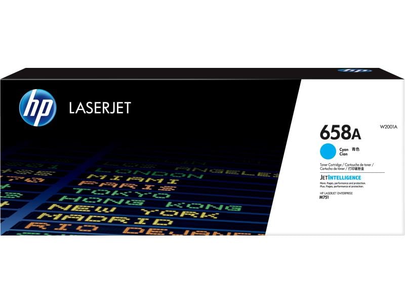 HP Toner Nr. 658A (W2001A) Cyan