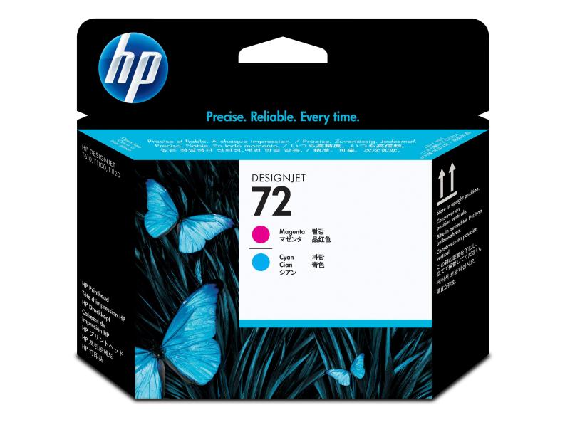 HP Tête d'impression Nr. 72 (C9383A) Cyan/Magenta