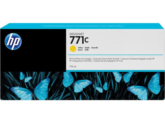 HP Encre Nr. 771C (B6Y10A) Yellow