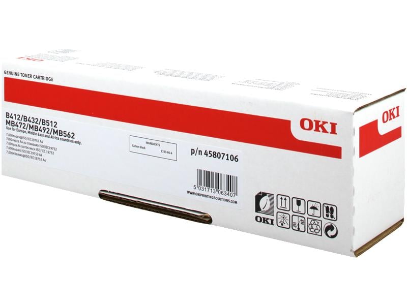 OKI Toner 45807106 noir