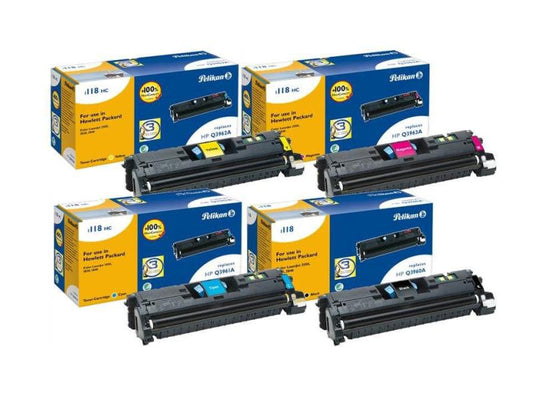 Pelikan Kits de toner HP Nr. 122A (Q3960A-Q3963A) BK, C, M, Y