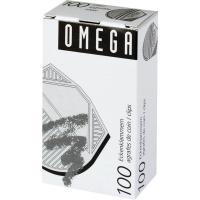 Omega Trombone d'angle 100 pièces, argent métallisé