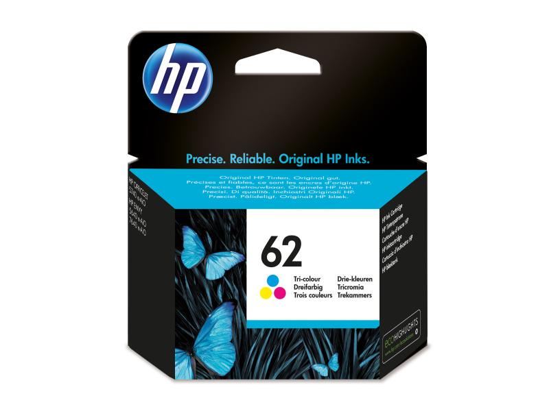 HP Encre Nr. 62 (C2P06AE) Cyan/Magenta/Yellow