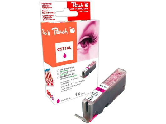 Peach Encre Canon CLI-571XLM Magenta