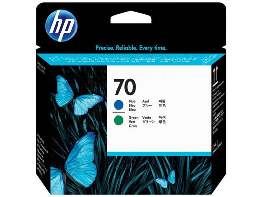 HP Tête d'impression Nr. 70 (C9408A) Bleu/Green