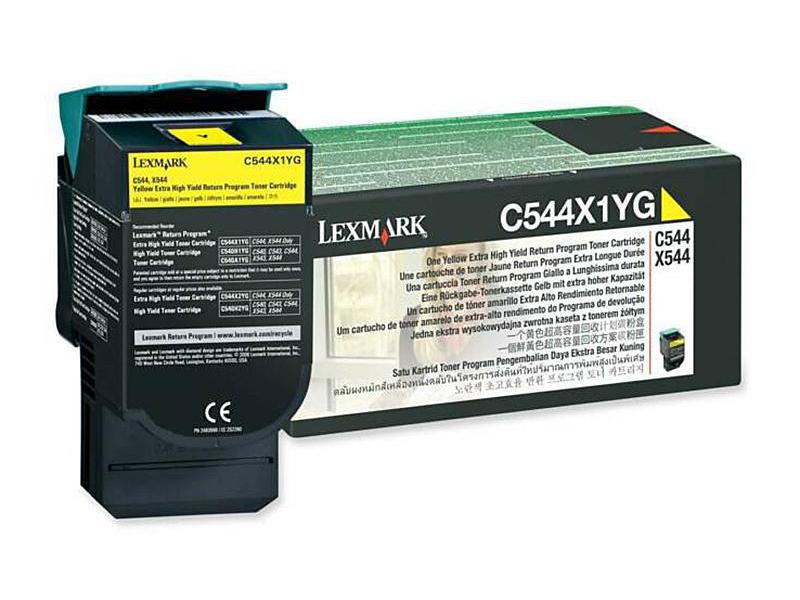 Lexmark Toner C544X1YG Yellow