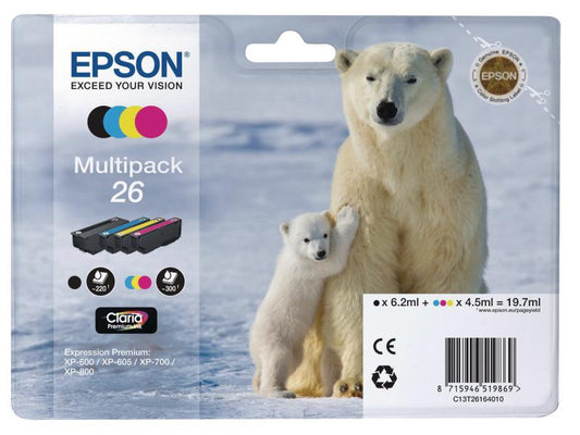 Epson Kits d'encre C13T26164010