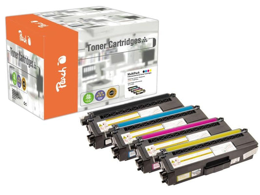 Peach Kits de toner Brother TN-328 BK, C, M, Y