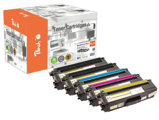 Peach Kits de toner Brother TN-325 2x noir, 1x cyan, magenta, jaune