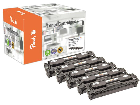 Peach Kits de toner HP Nr. 304A (CC53A) 2x BK, 1x C, M, Y