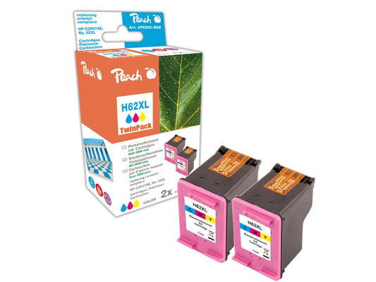 Peach Encre HP Nr. 62XL (C2P07AE) coloris