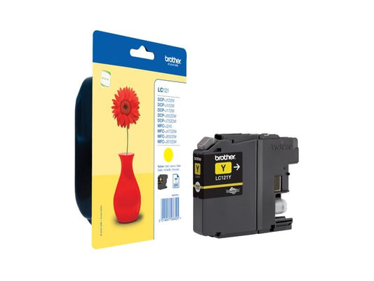 Brother Encre LC-121Y Yellow