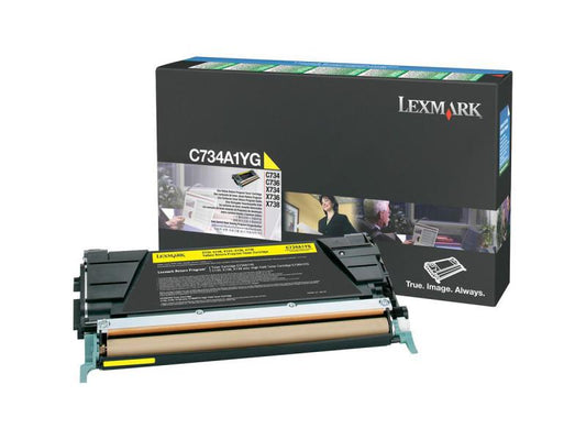 Lexmark Toner C734A1YG Yellow