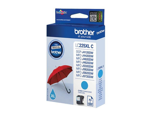 Brother Encre LC-225XLC Cyan
